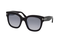Tom Ford Beatrix FT 0613 01C, SQUARE Sunglasses, FEMALE, available with prescription