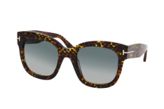 Tom Ford Beatrix FT 0613 52B, SQUARE Sunglasses, FEMALE, available with prescription