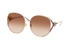 Gucci GG 0225S 007, ROUND Sunglasses, FEMALE