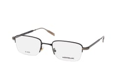 MONTBLANC MB 0237O 004, including lenses, RECTANGLE Glasses, MALE