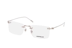 MONTBLANC MB 0241O 001, including lenses, RECTANGLE Glasses, MALE