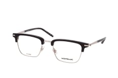 MONTBLANC MB 0243O 001, including lenses, RECTANGLE Glasses, MALE