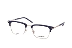 MONTBLANC MB 0243O 002, including lenses, RECTANGLE Glasses, MALE