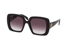 Alexander McQueen AM 0378S 001, SQUARE Sunglasses, FEMALE