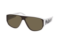 Alexander McQueen AM 0386S 003, RECTANGLE Sunglasses, MALE