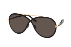 Tom Ford FT 1007 01A, BUTTERFLY Sunglasses, FEMALE