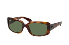 Ray-Ban RB 4389 710/31, RECTANGLE Sunglasses, FEMALE, available with prescription