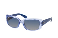 Ray-Ban RB 4389 664578, RECTANGLE Sunglasses, FEMALE, polarised, available with prescription