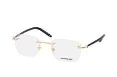 MONTBLANC MB 0274O 001, including lenses, RECTANGLE Glasses, MALE