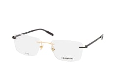 MONTBLANC MB 0281O 011, including lenses, RECTANGLE Glasses, MALE