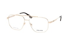Police VPLU 55 570300, inkl. Gläser, Quadratische Brille, Herren