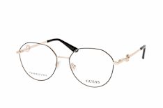 Guess GU 50348 005, inkl. Gläser, Runde Brille, Damen