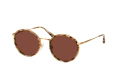 Kapten & Son AMSTERDAM SUN Toffee Tortoise, ROUND Sunglasses, FEMALE, available with prescription