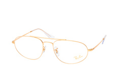 Ray-Ban RX 6645 3086, inkl. Gläser, Aviator Brille, Unisex