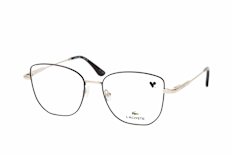Lacoste L 2323 757, inkl. Gläser, Cat Eye Brille, Damen