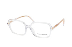 Dolce&Gabbana DG 3442 3133, inkl. Gläser, Quadratische Brille, Damen