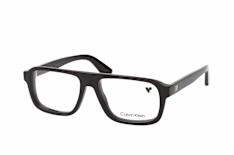 Calvin Klein CK 25548 001, inkl. Gläser, Quadratische Brille, Herren