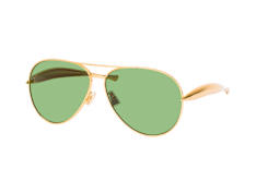 Bottega Veneta BV 1305S 001, Aviator Sonnenbrille, Unisex