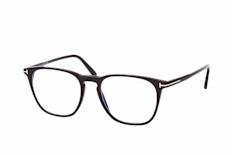 Tom Ford FT 5937-B 001, inkl. Gläser, Quadratische Brille, Herren