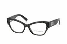 Dolce&Gabbana DG 3404 3441, inkl. Gläser, Cat Eye Brille, Damen