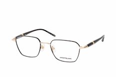 MONTBLANC MB 0485O 001, inkl. Gläser, Quadratische Brille, Herren