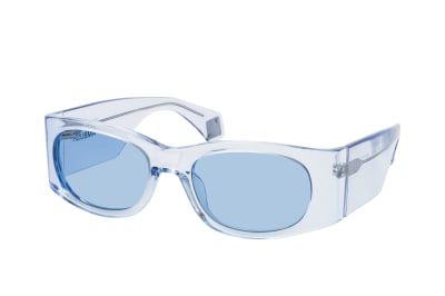 Sonnenbrille Damen UV400 mit Kristalldekor Blau