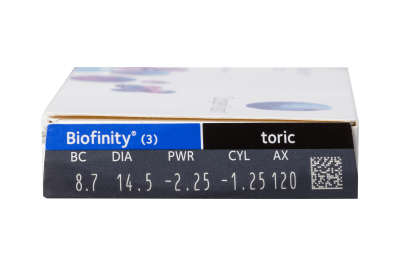 Biofinity Toric (boîte de 3)