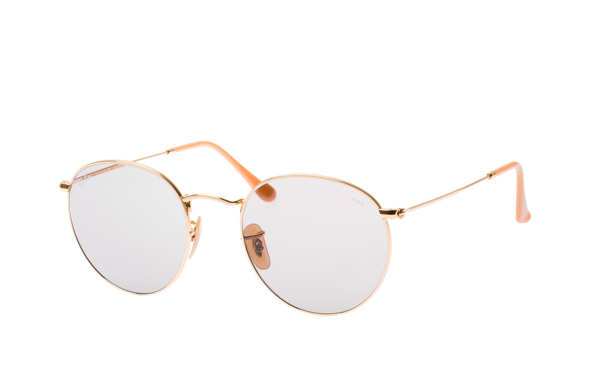 Ray-Ban Round Metal RB 3447 9064/V8 solglasögon herr